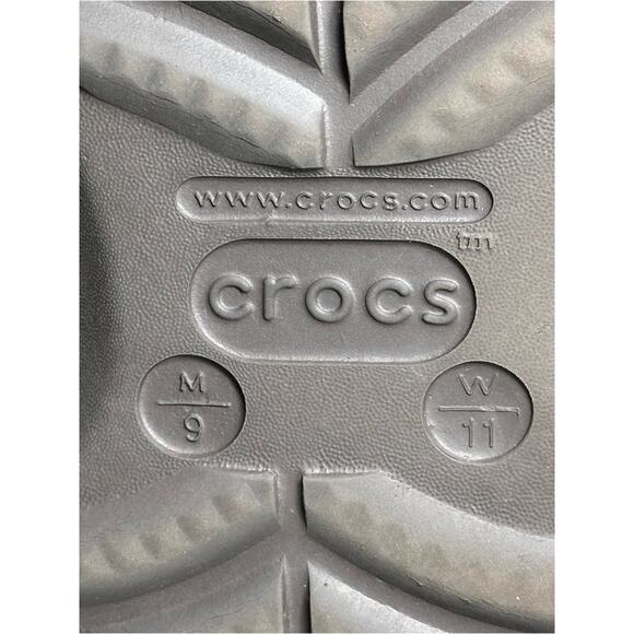 CROCS Men’s Size 9 Women’s Size 11 All Terrain Summit Slip On Clogs